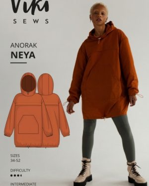 Vikisews Paper Sewing Pattern Neya Anorak