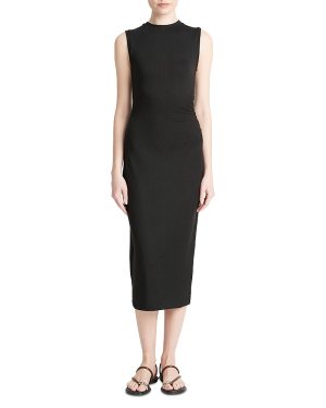 Vince Ruched Side Sheath Dress