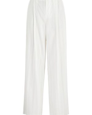 Vince Striped Wide-leg Trousers - White - 2 (UK6 /xs)