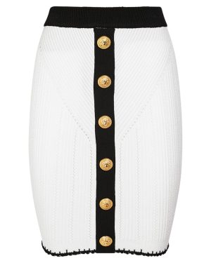 Viscose Knit Midi Pencil Skirt