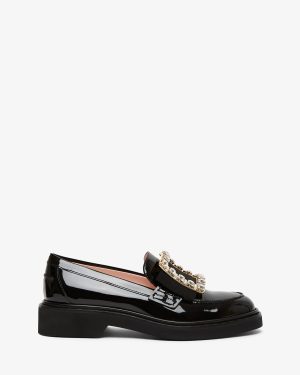 Viv Rangers black patent loafers