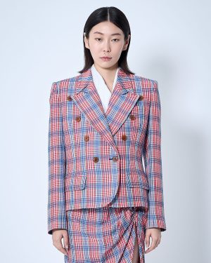 Vivienne Westwood Check Blazer - Woman Blazers Red It - 38
