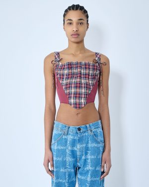 Vivienne Westwood Puppy Corset - Woman Tops Red It - 44