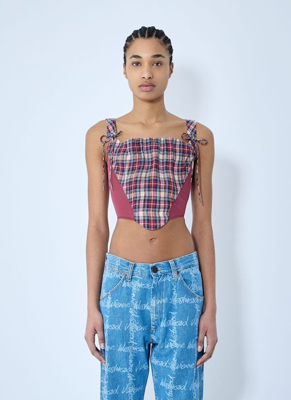 Vivienne Westwood Puppy Corset - Woman Tops Red It - 44
