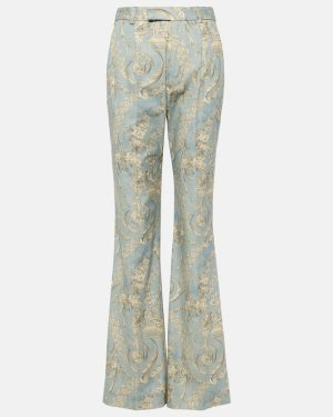 Vivienne Westwood Ray printed high-rise cotton flared pants