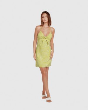 Volcom Coco Ho Mini Dress - CITRON - S