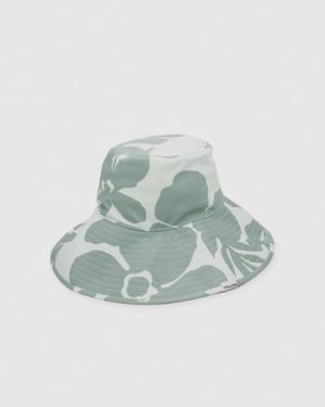 Volcom Coco Ho Wide Brim Bucket Hat - Sea Gla