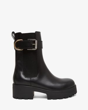 Voyou black chelsea boots
