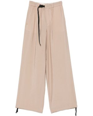 WHITE SAND Wide-Leg Trousers
