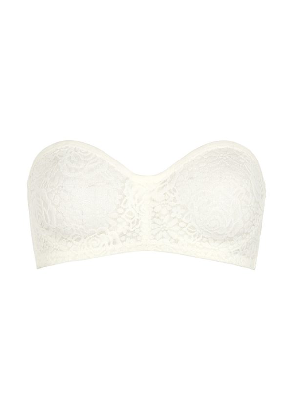 Wacoal Halo Lace Ivory Strapless bra - 34C