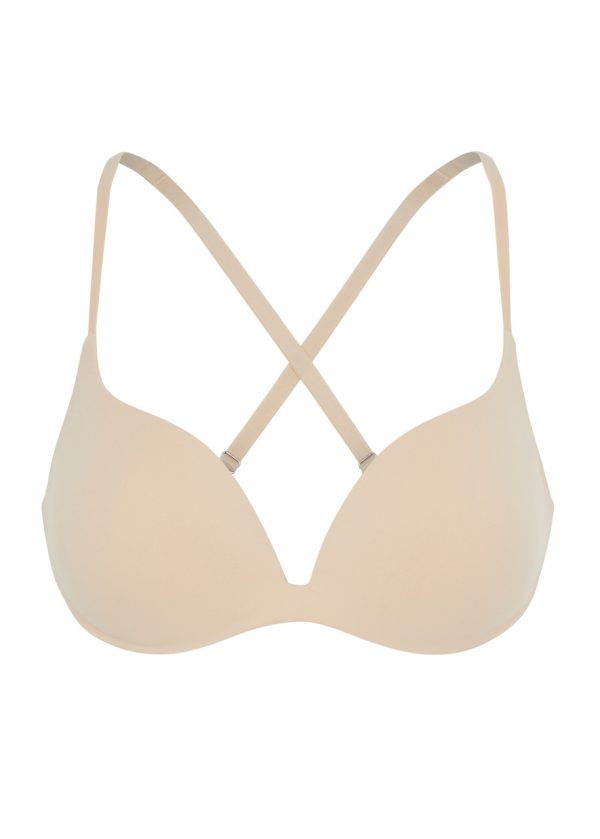 Wacoal Ins Secret Stretch-nylon Push-up bra - Beige - 36B
