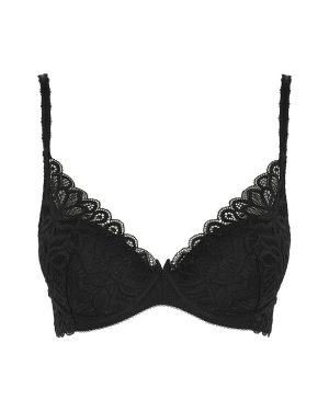Wacoal Raffine Black Lace Push-up bra - 38C