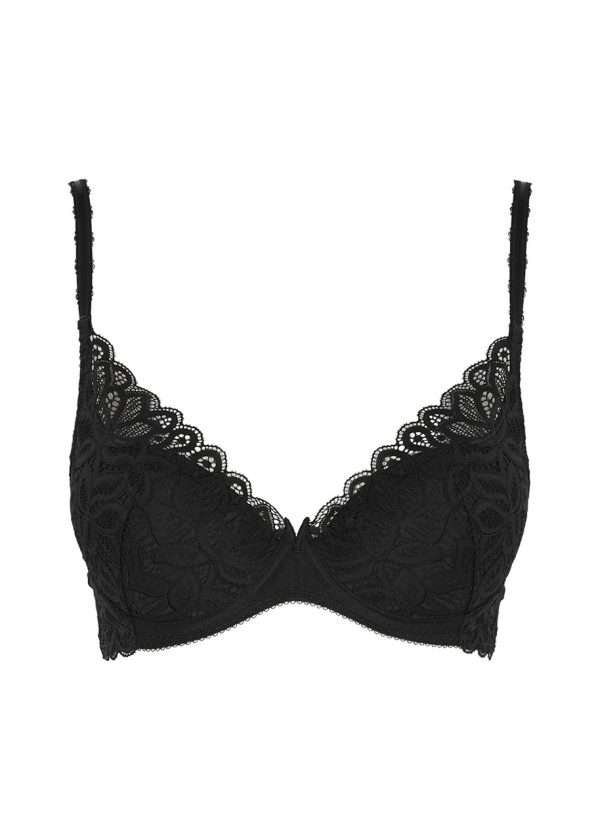Wacoal Raffine Black Lace Push-up bra - 38C