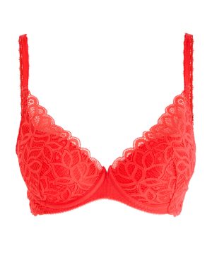 Wacoal Raffine Lace Plunge bra - Red - 32DD