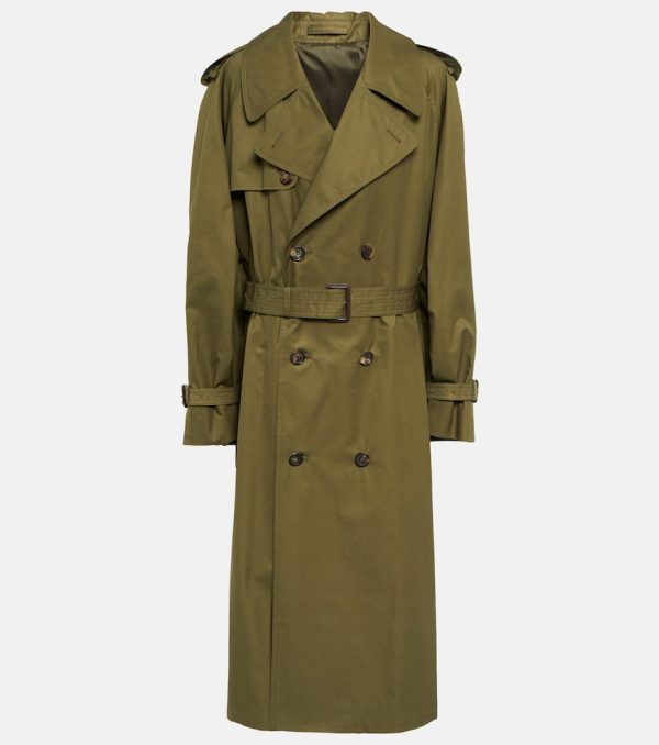Wardrobe.NYC Cotton gabardine trench coat