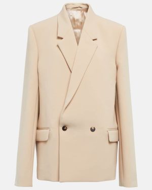 Wardrobe.NYC Double-breasted virgin wool blazer