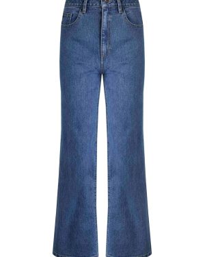 Weird Fish Corine Wide Leg Denim Jeans Denim Size 10