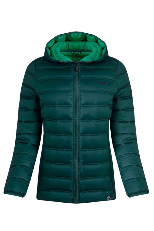 Weird Fish Eshka Lightweight Padded Jacket Cedar Green Size 10