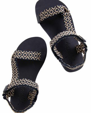 Weird Fish Trek Walking Sandals Navy Size 3