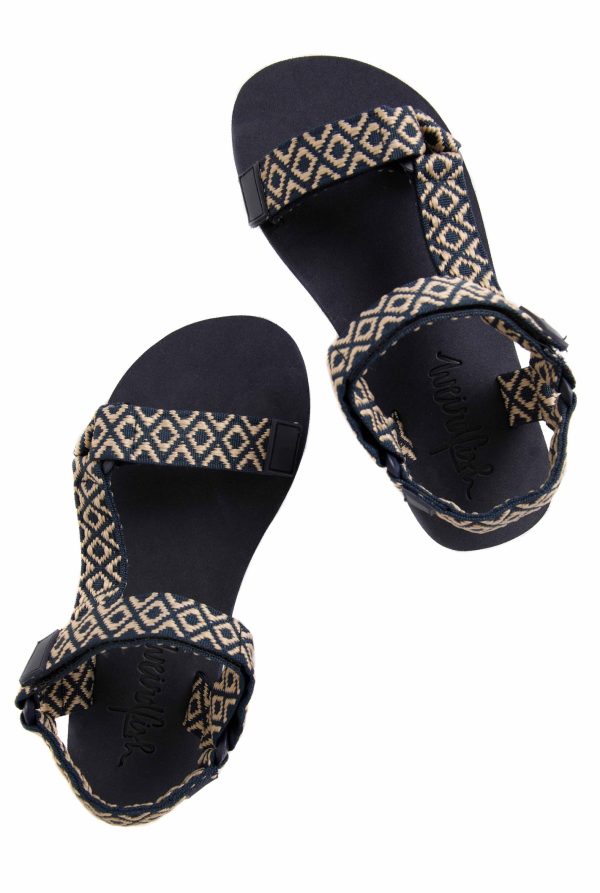 Weird Fish Trek Walking Sandals Navy Size 3