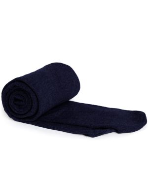 Weird Fish Una Plain Tights Navy Size L