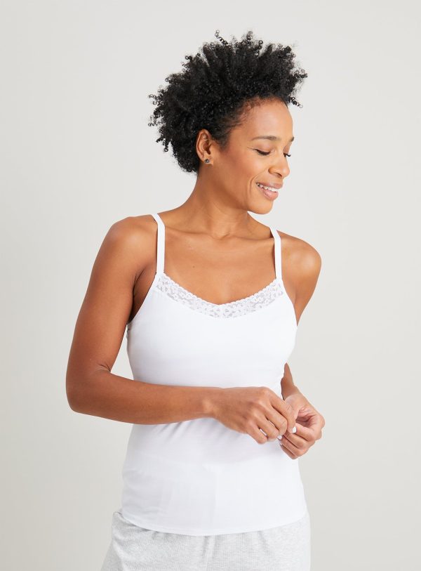 White InvisiSupport Camisole