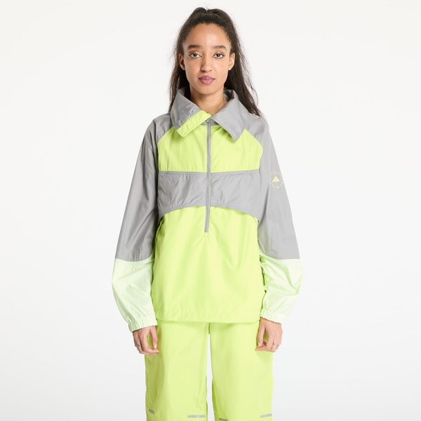 Windbreaker adidas x Stella McCartney Pull-On Jacket Green/ Bahia Glow/ Dove Grey XS