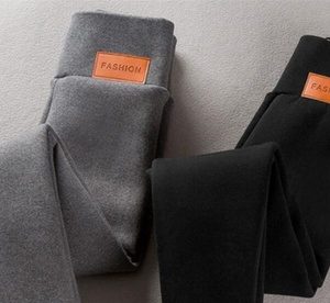 Winter Fleece Lined Leggings, Fashion Grey,UK6