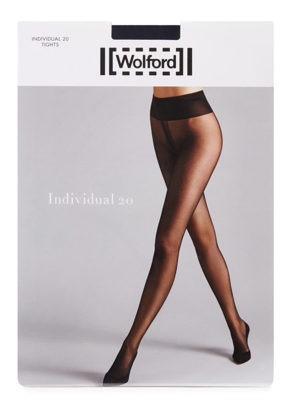 Wolford Individual Control-top 20 Denier Tights - Navy - XS