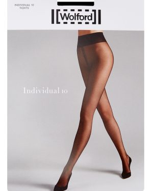 Wolford Individual Gobi 10 Denier Tights - Navy - M