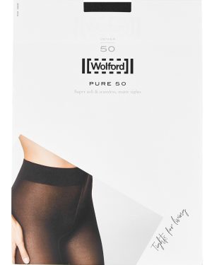 Wolford Pure 50 Denier Tights - Navy - S