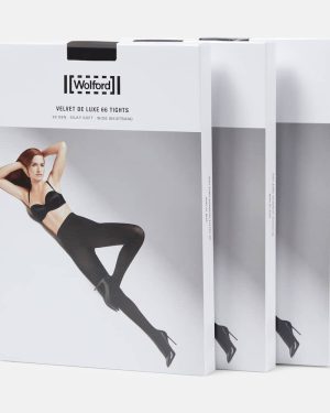 Wolford Velvet De Luxe 66 set of 3 tights