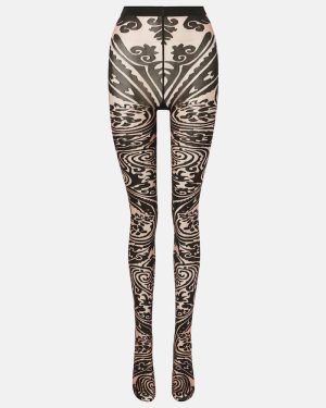 Wolford x Etro Tattoo paisley tights