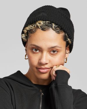 Women BASIC THREADS Merino-Wool Knit Beanie Hats Merino Wool, Outlet