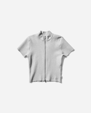 Women s Air Jordan Full-Zip Knit Top Sail