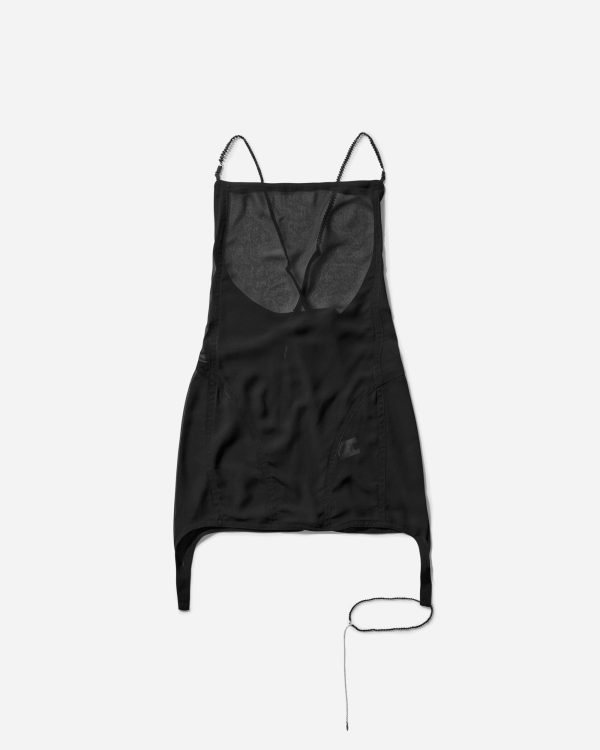 Women s Beaded Slip Dress Black