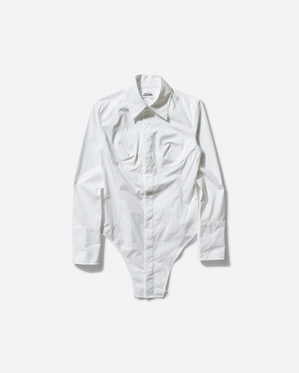 Women s Bodysuit Shirt White