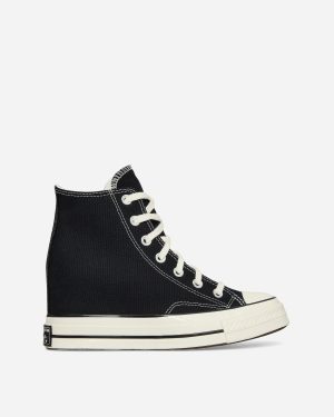 Women s Chuck 70 Wedge Platform Sneakers Black