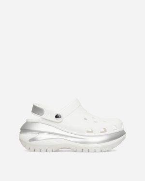 Women s Mega Crush Clogs White / Silver