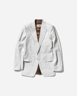 Women s Painted Blazer White