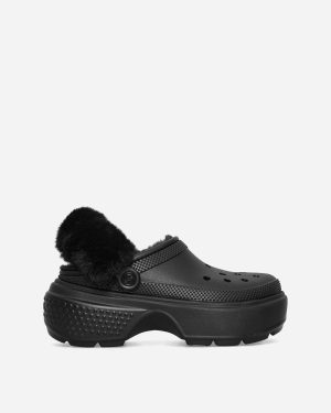 Women s Stomp Lined Clogs Black