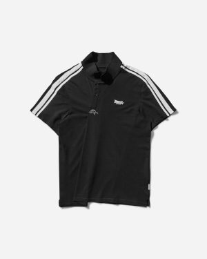 Women s Wrapped Polo Shirt Black