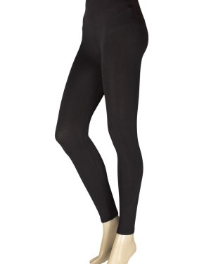 Women's 1 Pack SOCKSHOP Heat Holders Extra Warm Leggings Black L