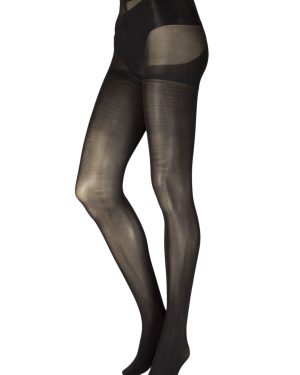 Women's 1 Pair Charnos Killer Figure 70 Denier Opaque Control Tights Black L-XL