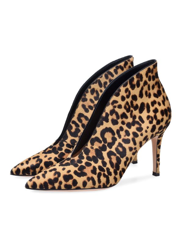 Women's Ankle Boots Suede Pointed Toe High Heel Booties