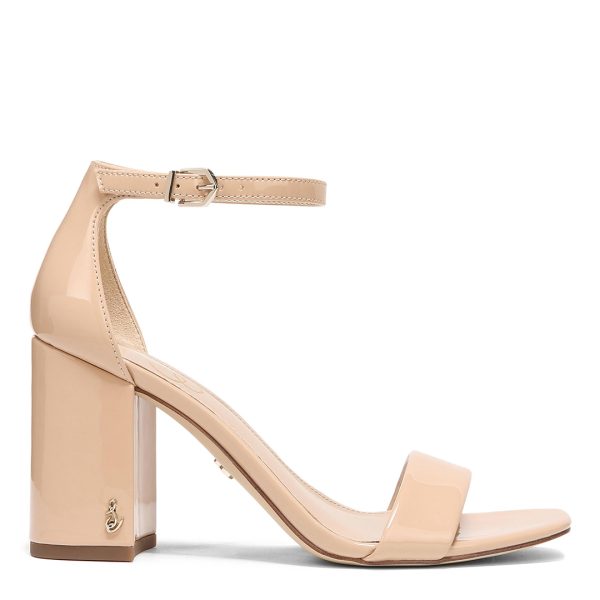 Women's Beige/Blush Daniella Leather Heeled Sandals