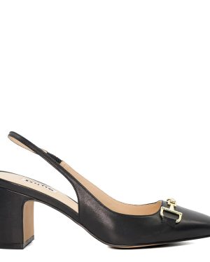 Women's Black Detailed Court Shoes