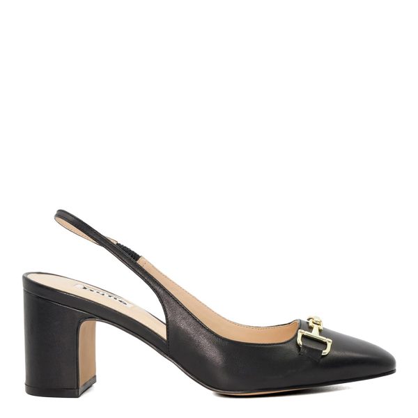 Women's Black Detailed Court Shoes