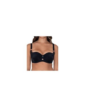 Womens Boost Me Up Balconette Bra Black 34HH