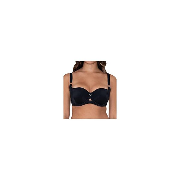 Womens Boost Me Up Balconette Bra Black 34HH